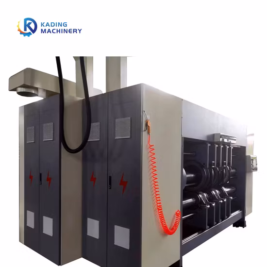 Высокоскоростной 7/24 сервисный флексографский принтер, высекальный станок для резки гофрированной картонной коробки